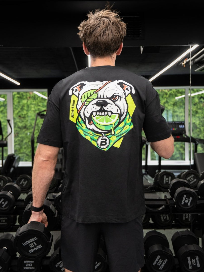 Limitált uniszex oversized póló (Menta-lime)