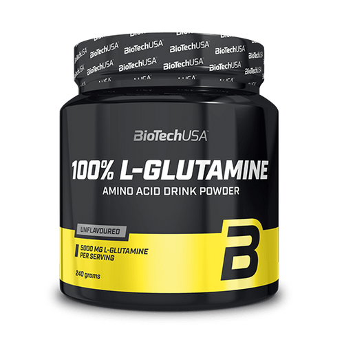 100% L - Glutamine - 240 g - BioTechUSA Hungary