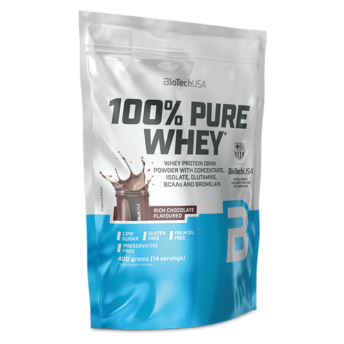 100% Pure Whey - 400 g Rich chocolate (limitált kiadás) - BioTechUSA Hungary