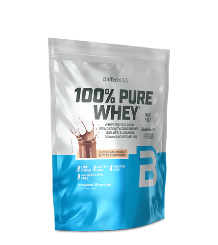 100% Pure Whey tejsavó fehérjepor - 900 g - BioTechUSA Hungary