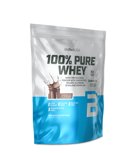 100% Pure Whey tejsavó fehérjepor - 900 g - BioTechUSA Hungary