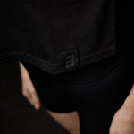 Heavyweight oversized női cropped póló