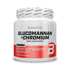 Glucomannan + Chromium étrendkiegészítő italpor - 225 g - BioTechUSA Hungary