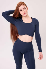 BACKLESS PADDED LONG - SLEEVE Női felső - BioTechUSA Hungary