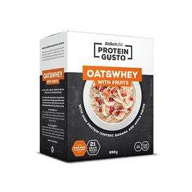 Protein Gusto - Oat & Whey with fruits - 696 g - BioTechUSA