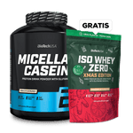 Micellar Casein 2270 g + Iso Whey Weihnachtsgeschmack Gratis