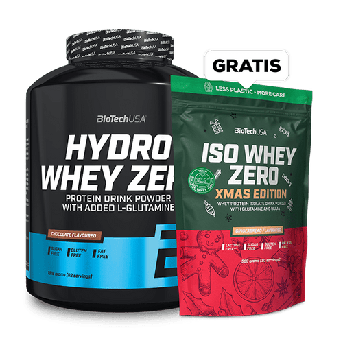 Hydro Whey Zero 1816 g + Iso Whey Weihnachtsgeschmac Gratis