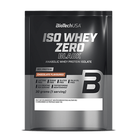 Iso Whey Zero Black Getränkepulver auf Basis von Molkeproteinisolat - 30 g - BioTechUSA