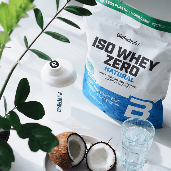 Iso Whey Zero Natural Getränkepulver auf Basis von Molkeproteinisolat - 500 g